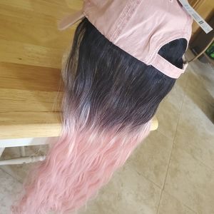 Pink Hat wig